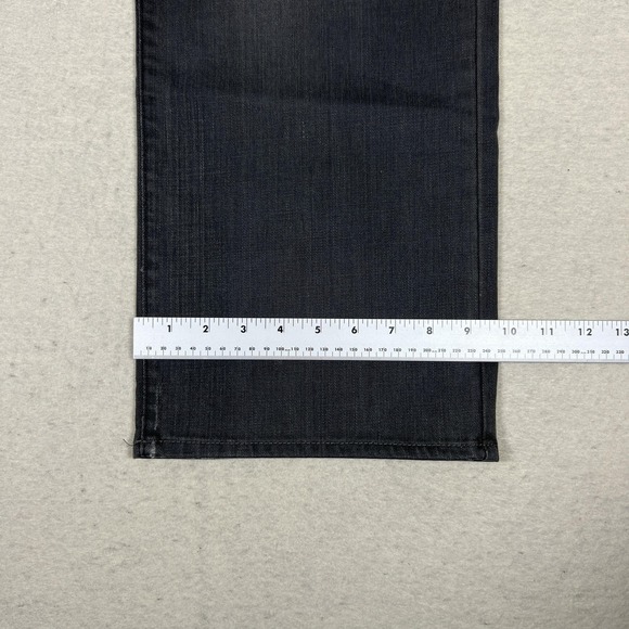 Lucky Brand Vintage Straight Jeans Mens 40x32 Gray Charcoal Made In USA Y2K - Picture 9 of 11